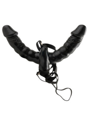 Double Delight Strap-On-Vibrator